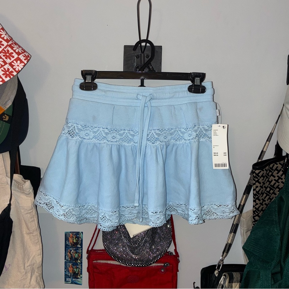 Urban Outfitters Light Blue Mini Skirt